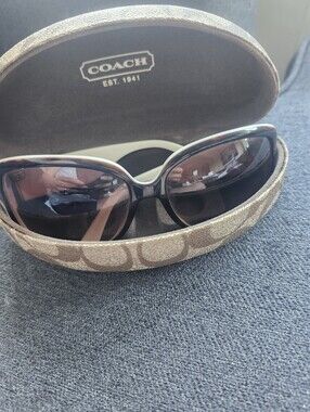 COACH Brown/Tortoiseshell Gradient Lens Women's Sunglasses